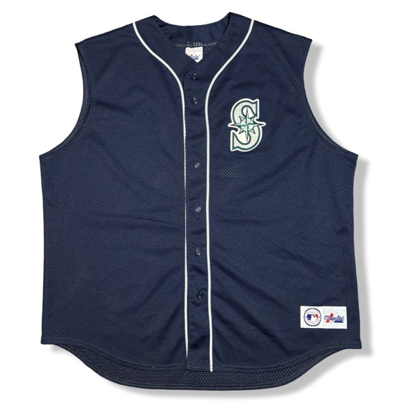 Vintage Seattle Mariners Baseball Jersey - Picture 1 of 4